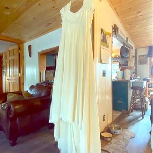 Vintage 70’s wedding dress.